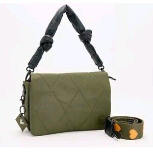 Shawn Killinger x IHKWIP Knotted Shoulder Bag with Two Straps Military Olive